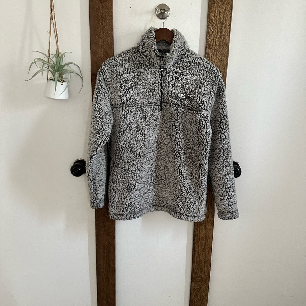 Gray Sherpa Pullover - Picture 5 of 14